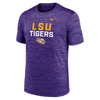 LSU Campus Center Stack Velocity Men's Nike Dri-FIT College T